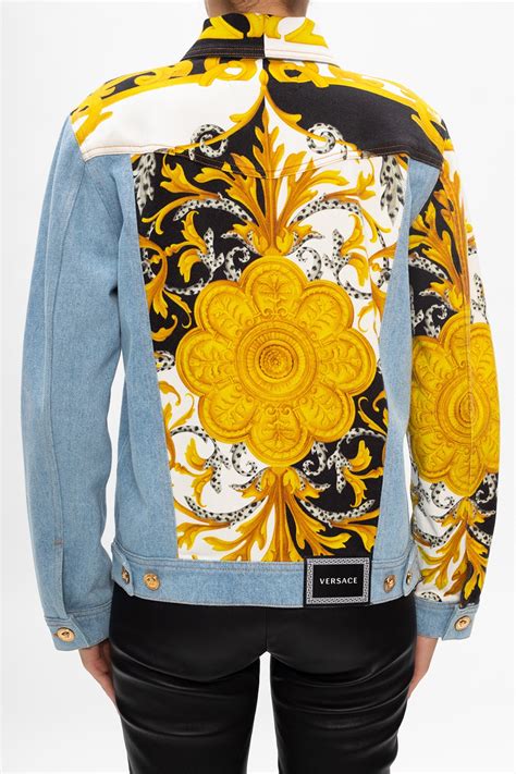 versace jackets|versace denim jacket women's.